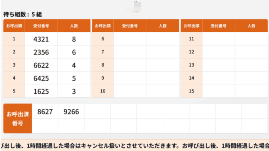 飲食店 無人受付システム