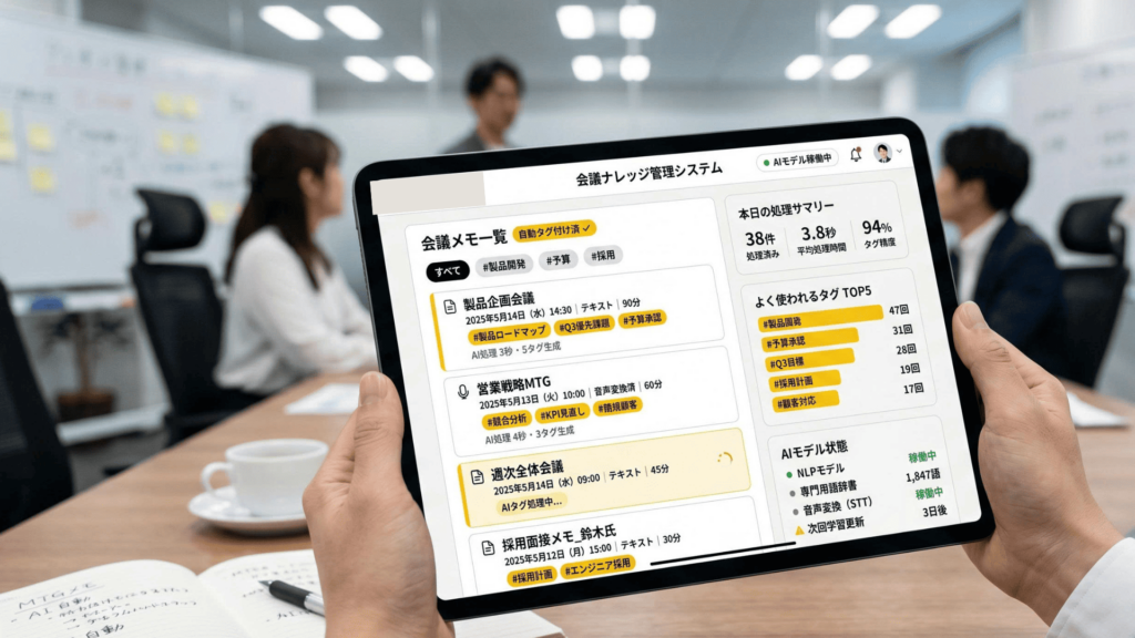 業界特化型NLP 自動ハッシュタグ付与システム
