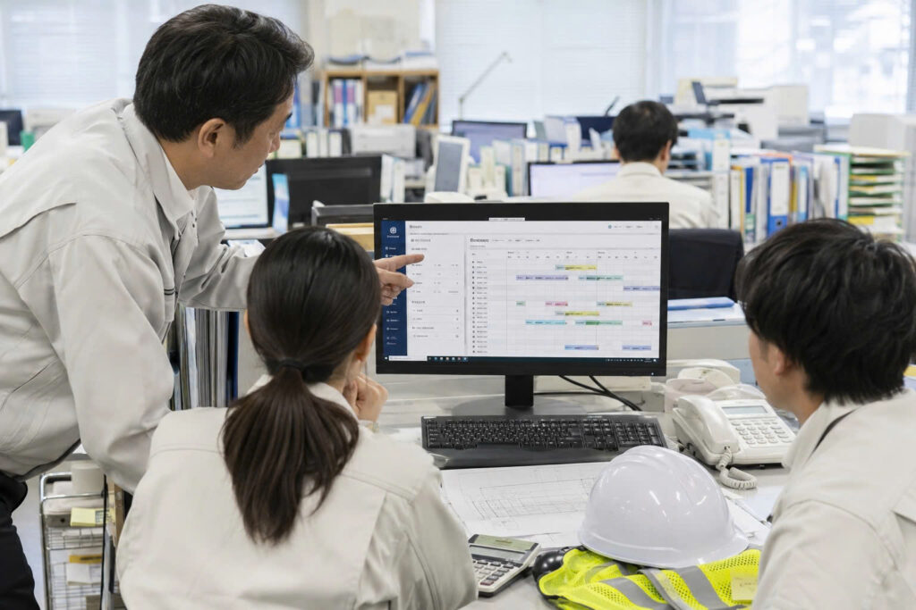 【導入事例】建設現場の人員配置・勤怠・書類管理を一元化。複数現場の稼働状況を可視化し、管理業務を効率化
