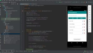 Android studio アプリ 開発工程の次のステップは、処理コードを記述することです