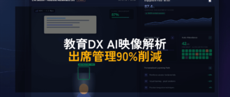 教育DX AI映像解析 出席管理90%削減