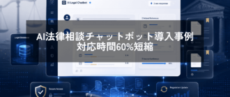 AI法律相談チャットボット導入事例 対応時間60%短縮